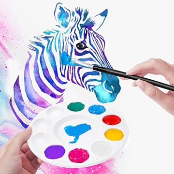 12 Pack Versatile Paint Tray Palettes for Arts & Crafts