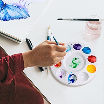 12 Pack Versatile Paint Tray Palettes for Arts & Crafts