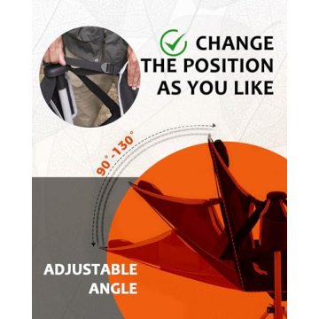 Portable KingCamp Hammock Chair with Adjustable Back