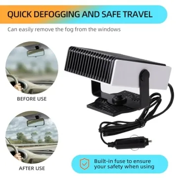 Portable Car Heater for Fast Defrosting & Cooling