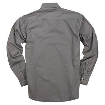Urban Boundaries Garment Dyed Military Style Shirt