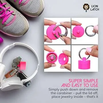 Lion Latch Travel Jewelry Box - Secure Jewelry Anywhere