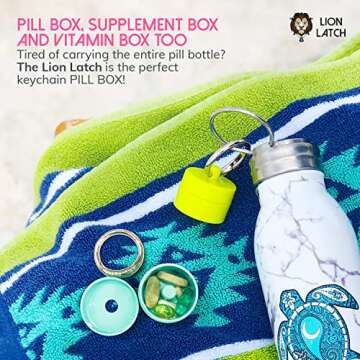 Lion Latch Travel Jewelry Box - Secure Jewelry Anywhere