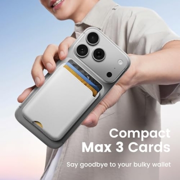 KCEASUA Magnetic Wallet for iPhone: Slim & Secure