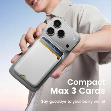 KCEASUA Magnetic Wallet for iPhone: Slim & Secure