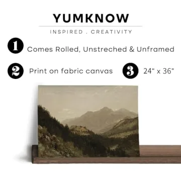 Rustic Farmhouse Wall Art 24x36 Unframed Canvas Print