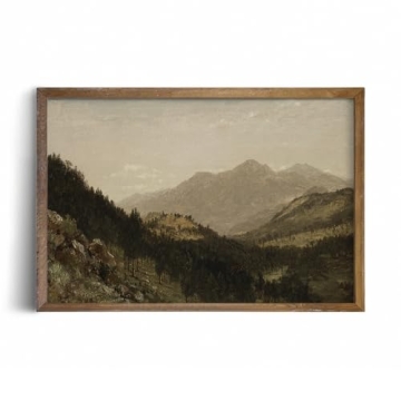 Rustic Farmhouse Wall Art 24x36 Unframed Canvas Print