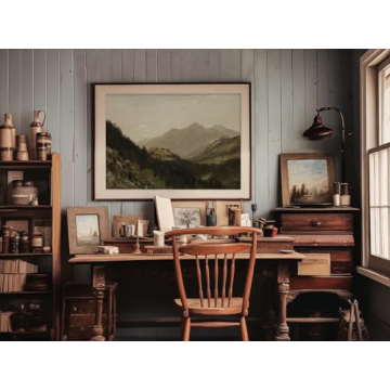 Rustic Farmhouse Wall Art 24x36 Unframed Canvas Print