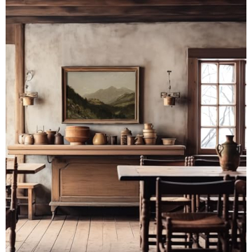 Rustic Farmhouse Wall Art 24x36 Unframed Canvas Print