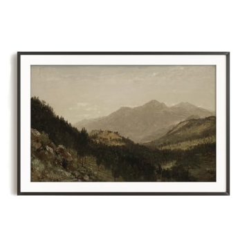 Rustic Farmhouse Wall Art 24x36 Unframed Canvas Print