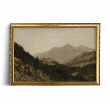 Rustic Farmhouse Wall Art 24x36 Unframed Canvas Print