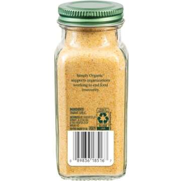 Simply Organic Garlic Powder - 3.64 oz Pure Organic Garlic, Kosher, Non-GMO