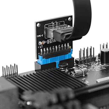 Advanced USB Header Adapter for Motherboard with Type-E Socket