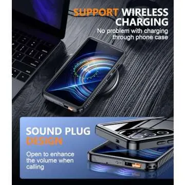 Temdan Waterproof Case for Samsung Galaxy S25 Ultra
