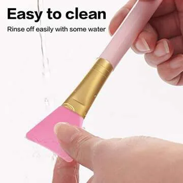 Cuttte 4pcs Silicone Face Mask Applicators for Flawless Application