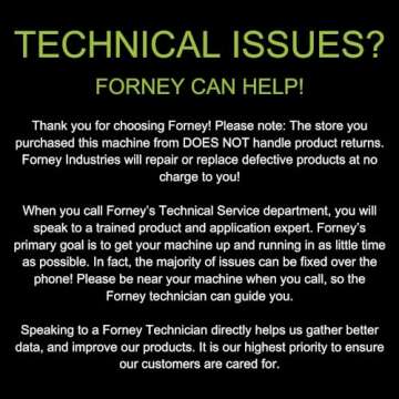 Forney 271 Easy Weld 140 MP Multi-Process Welder - Versatile 3-in-1 Welding Machine for MIG, DC TIG, and Stick Welding Application