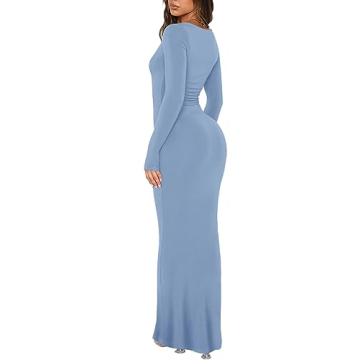REORIA Women's Sexy Long Sleeve Bodycon Dress for All Occasions