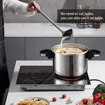 Karinear 2 Burners Electric Cooktop for Modern Kitchens