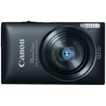 Canon PowerShot ELPH 300 HS 12.1 MP Digital Camera - Sleek Design with HD Video