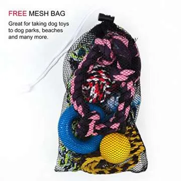 Youngever 8 Durable Dog Chew Toys, Puppy Toys, Dog Rope Toys Value Pack, Puppy Teething Toys for Small and Medium Dogs