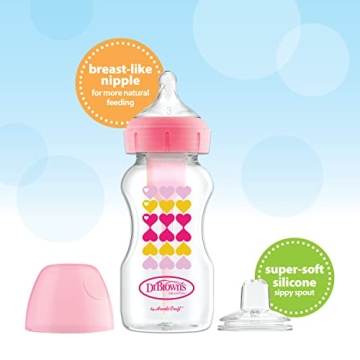 Dr. Brown’s 9oz Anti-Colic Sippy Bottle Starter Kit