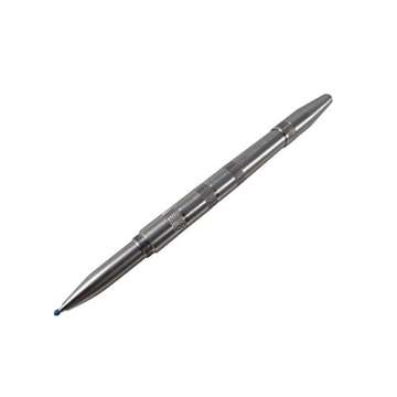 Luke4deals Solid Stainless Steel Pen - Machined Ballpoint Pen, Pocket Pens, Fine Point, Gel Ink, Made in the USA (Stainless Steel)