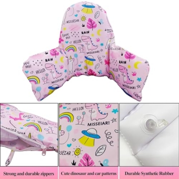 MISSEIAR High Chair Cushion for IKEA Antilop - Pink Comfort