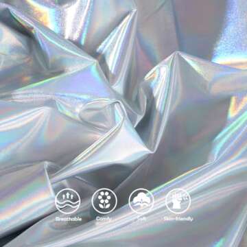 Shiny Metallic Disco Pants for 70s 80s Costumes