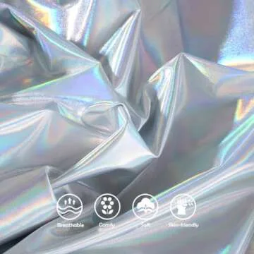 Shiny Metallic Disco Pants for 70s 80s Costumes