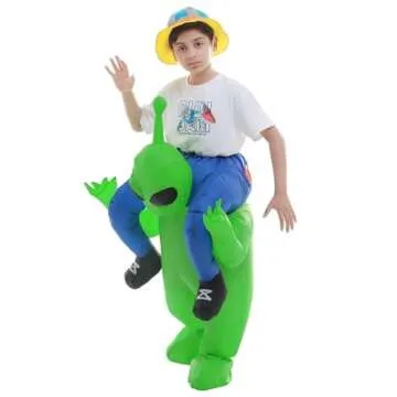 Inflatable Alien Dinosaur Costume for Halloween Fun