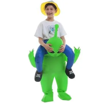 Inflatable Alien Dinosaur Costume for Halloween Fun
