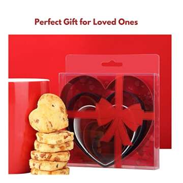 Durable Heart Cookie Cutter Set for All Occasions