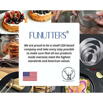 Durable Heart Cookie Cutter Set for All Occasions