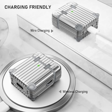 KOREDA Funny Suitcase Design AirPods Case - Stylish Protection