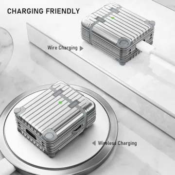 KOREDA Funny Suitcase Design AirPods Case - Stylish Protection