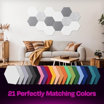 Ekkogo 12-Pack Acoustic Sound Panels in White