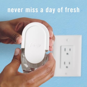 Febreze Plug In Air Freshener, Long Lasting, Linen & Sky