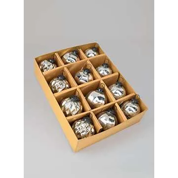 Vintage Mercury Glass Ornaments Set for Your Holiday Decor