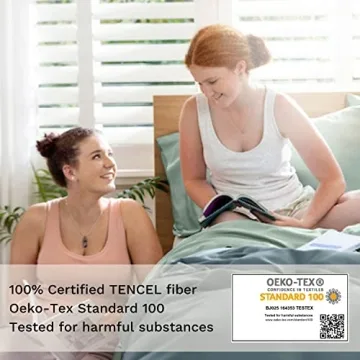 Olive + Crate 100% TENCEL Eucalyptus Queen Size Sheets Set