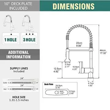 Elevate Your Kitchen with Hoimpro Matte Black Faucet