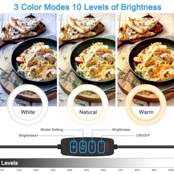 MagLoop Overhead Phone Mount with LED Ring Light