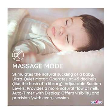 S2Plus Electric Breast Pump with Tote and Disposable Bags