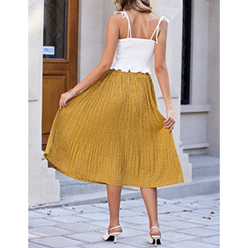 Chigant Boho Floral Maxi Skirt for Women - Versatile Style