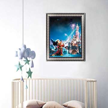 Diamond Painting Kits for Adults, DIY 5D Square Full Drill Art Perfect for Relaxation and Home Wall D¨¦cor (Castle, 12x16inch)