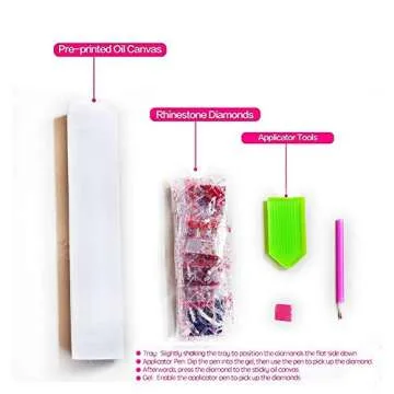 Diamond Painting Kits for Adults, DIY 5D Square Full Drill Art Perfect for Relaxation and Home Wall D¨¦cor (Castle, 12x16inch)