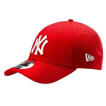 '47 MLB New York Yankees Brand Red Basic Logo Clean Up Cap Adjustable Hat