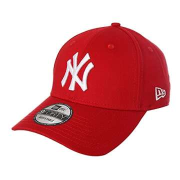 '47 MLB New York Yankees Brand Red Basic Logo Clean Up Cap Adjustable Hat