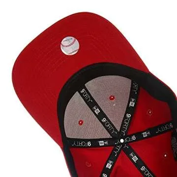 '47 MLB New York Yankees Brand Red Basic Logo Clean Up Cap Adjustable Hat