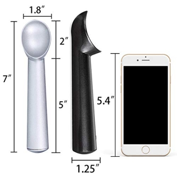 HANSGO Nonstick Anti-Freeze Ice Cream Scoopers Dishwasher Safe