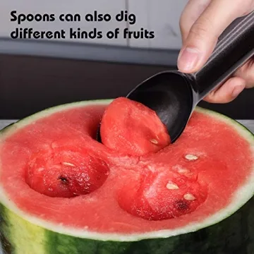 HANSGO Nonstick Anti-Freeze Ice Cream Scoopers Dishwasher Safe